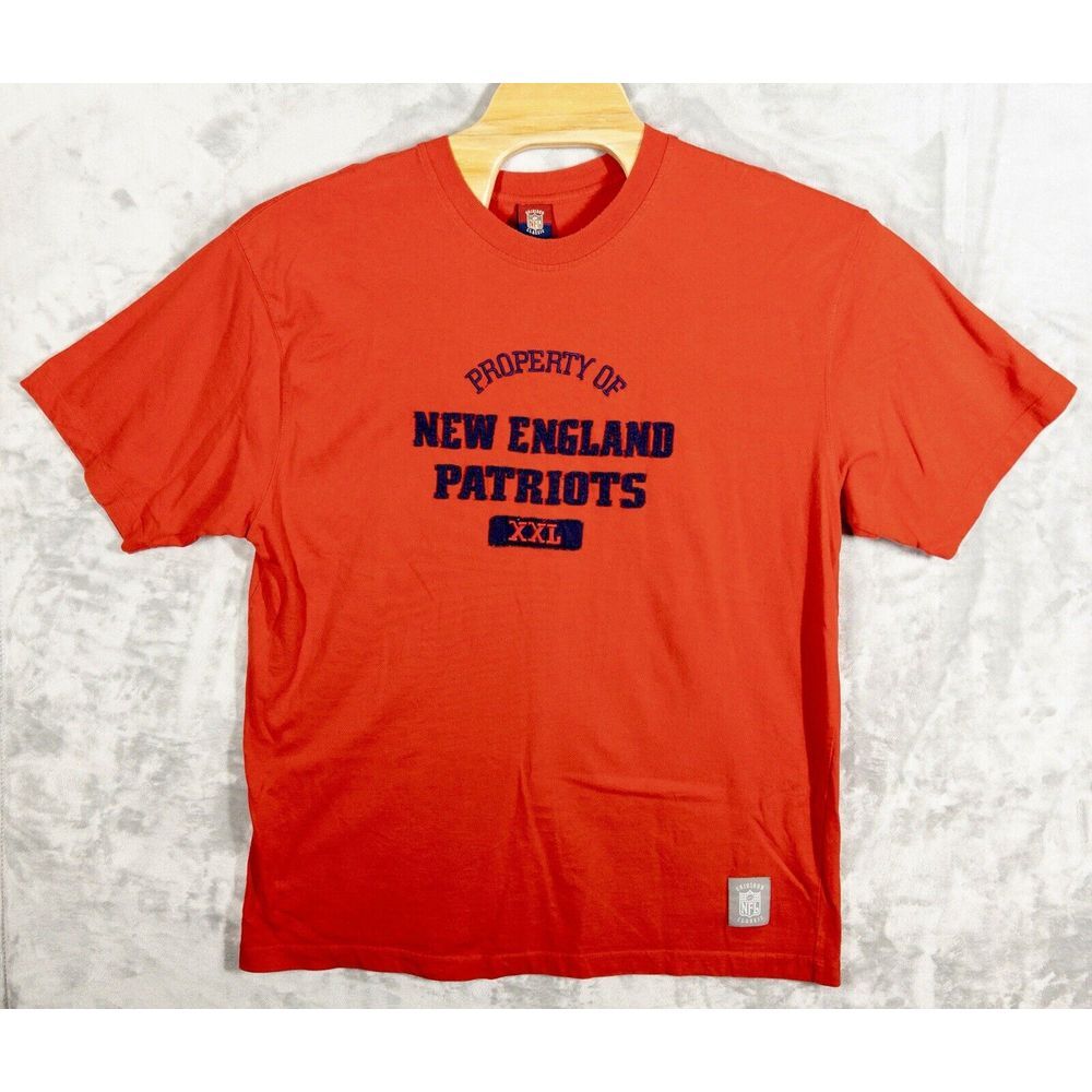Vintage Reebok Classics New England Patriots High Pile T-Shirt Mens XXL‎